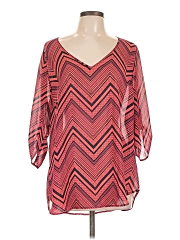 Heart Soul 3/4 Sleeve Blouse (view 1)