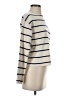 MNG Stripes Ivory Turtleneck Sweater Size XS - photo 4
