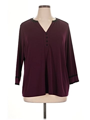Karl Lagerfeld Paris 3/4 Sleeve Blouse (view 1)