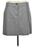 TSE 100% Cotton Plaid Gray Formal Skirt Size 8 - photo 1