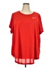 Nike 100% Polyester Red Active T-Shirt Size 4X - photo 1