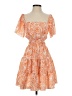 Shein 100% Polyester Paisley Orange Cocktail Dress Size 4 - photo 1