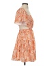 Shein 100% Polyester Paisley Orange Cocktail Dress Size 4 - photo 4