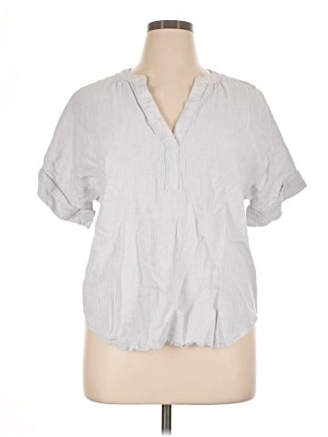 Sharagano Short Sleeve Blouse (view 1)