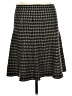 Max Studio Houndstooth Black Casual Skirt Size M - photo 2
