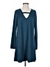 Alya Solid Teal Casual Dress Size S - photo 1