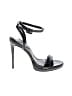 Aldo 100% Leather Black Sandals Size 8 1/2 - photo 1