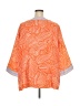 John Mark Orange 3/4 Sleeve Blouse Size 3X - photo 2