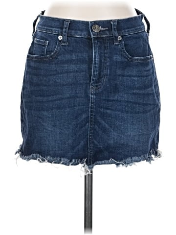 Express Denim Skirt (view 1)