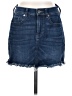 Express Blue Denim Skirt Size 2 - photo 1