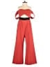 Self-Portrait Color Block Red Jumpsuit Size 8 - photo 1