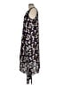 Anne Klein 100% Polyester Print Black Cocktail Dress Size L - photo 5
