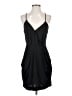 BCBGeneration Solid Black Cocktail Dress Size S - photo 1
