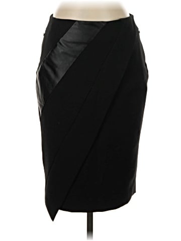 Elizabeth & Clarke Faux Leather Skirt (view 1)