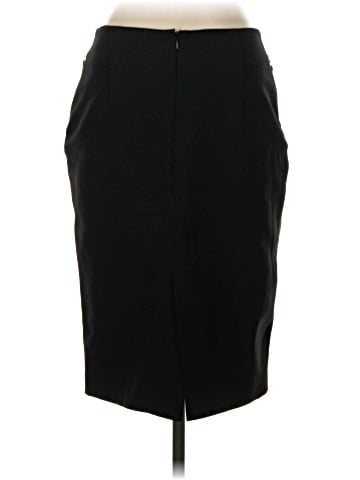 Elizabeth & Clarke Faux Leather Skirt (view 2)