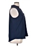 Fortune + Ivy 100% Polyester Blue Sleeveless Blouse Size XL - photo 4