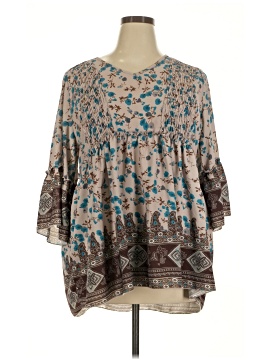 Suzanne Betro 3/4 Sleeve Blouse (view 1)