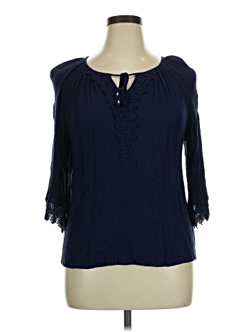 Signature Studio 3/4 Sleeve Blouse (view 1)