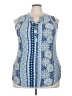 Papermoon Blue Tank Top Size 2X - photo 1