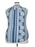 Papermoon Blue Tank Top Size 2X - photo 2