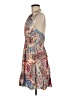Unbranded 100% Rayon Paisley Tan Casual Dress Size M - photo 5