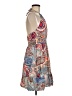 Unbranded 100% Rayon Paisley Tan Casual Dress Size M - photo 4