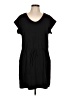 Unbranded Solid Black Casual Dress Size L - photo 1