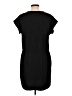 Unbranded Solid Black Casual Dress Size L - photo 2