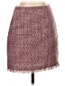 Aqua Tweed Burgundy Casual Skirt Size S - photo 1