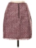 Aqua Tweed Burgundy Casual Skirt Size S - photo 2