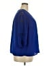 Brixon Ivy 100% Polyester Blue 3/4 Sleeve Blouse Size 2X - photo 4