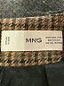 MNG Houndstooth Brown Casual Skirt Size XXS - photo 4