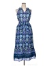 Talbots Paisley Blue Casual Dress Size 14 (petite) - photo 1