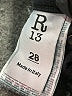 R13 Stripes Black Jeans Size 28 waist - photo 5
