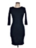 Armani Exchange Solid Black Cocktail Dress Size 12 - photo 1