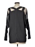 Juicy Couture 100% Polyester Gray Long Sleeve Blouse Size L - photo 2