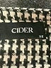Cider 100% Polyester Houndstooth Black Casual Dress Size XS - photo 7
