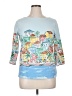 Talbots Outlet Blue 3/4 Sleeve Top Size 1X - photo 1