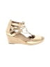 Vionic 100% Leather Gold Wedges Size 9 - photo 1