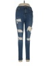 Topshop Hearts Blue Jeans Size 30 waist - photo 1