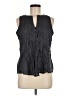 Ann Taylor LOFT Black Sleeveless Blouse Size M (petite) - photo 1