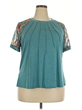 Shein Curve Short Sleeve Top
