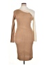 No Boundaries Color Block Tan Cocktail Dress Size XL - photo 1