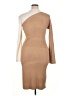 No Boundaries Color Block Tan Cocktail Dress Size XL - photo 2