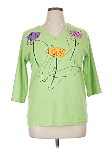 Victoria 3/4 Sleeve T-Shirt (view 1)