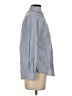 Lola River Chevron-herringbone Blue Long Sleeve Button-Down Shirt Size S - photo 4