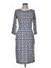 Boden Print Blue Casual Dress Size 6 - photo 1