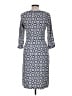 Boden Print Blue Casual Dress Size 6 - photo 2