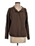 Crescent Brown Pullover Sweater Size XS - photo 1