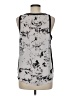 Peyton Jensen 100% Polyester Silver Tank Top Size M - photo 2